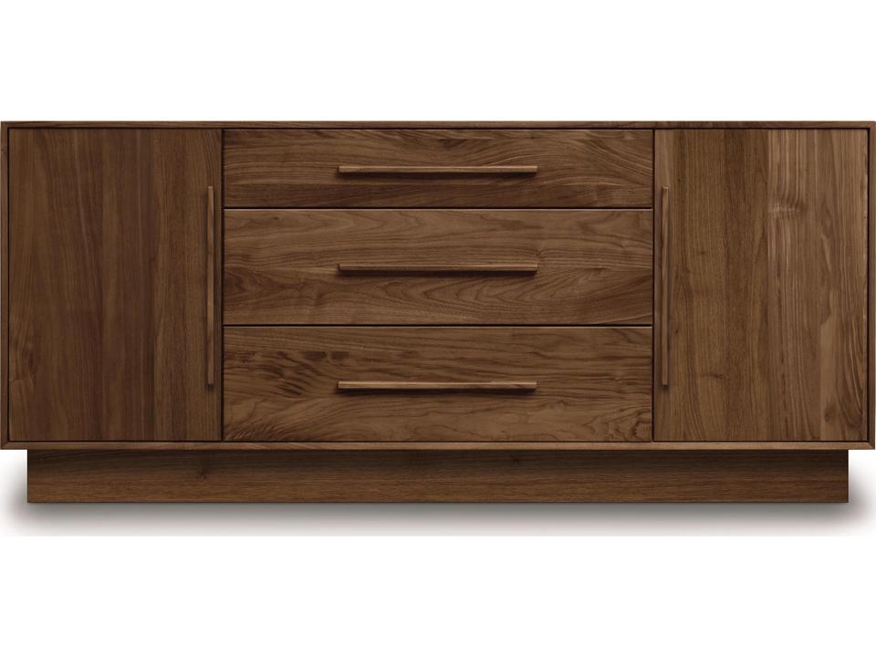 Moduluxe 3-Drawer 2-Door Dresser in Solid Hardwood with Catalyzed Lacquer Finish
