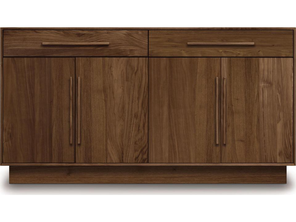 Moduluxe 2-Drawer 4-Door Dresser in Solid Walnut and Cherry Hardwood