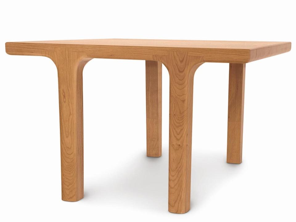 Sierra 24-Inch Square Coffee Table in Solid Cherry and Natural Cherry