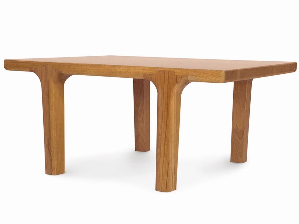 Sierra Rectangle Coffee Table in Solid Wood with Greenguard Certified Finish