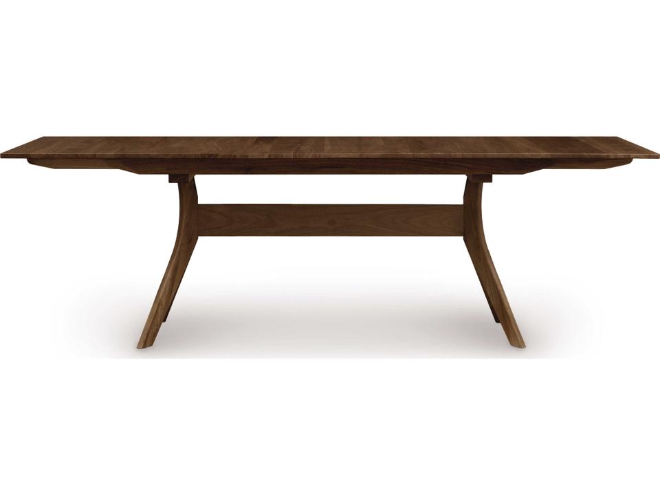 Audrey 60-Inch Rectangular Extension Dining Table in Natural Walnut