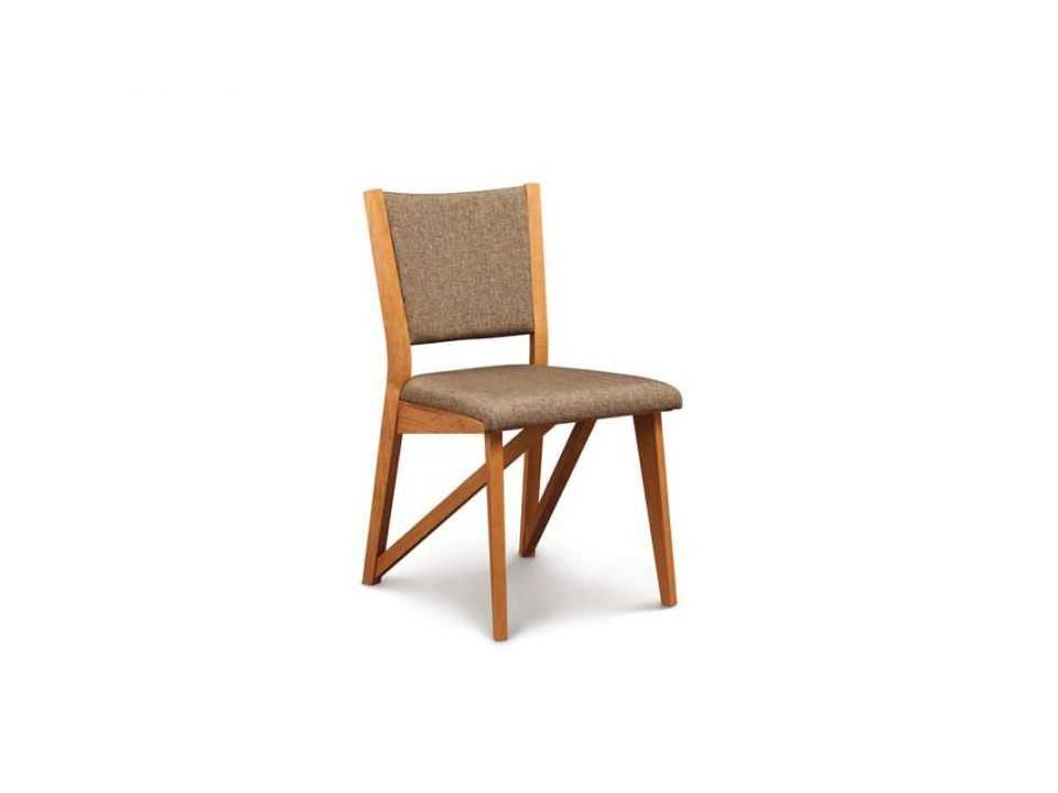 Exeter Upholstered Dining Side Chair in Solid Hardwood with Fabric