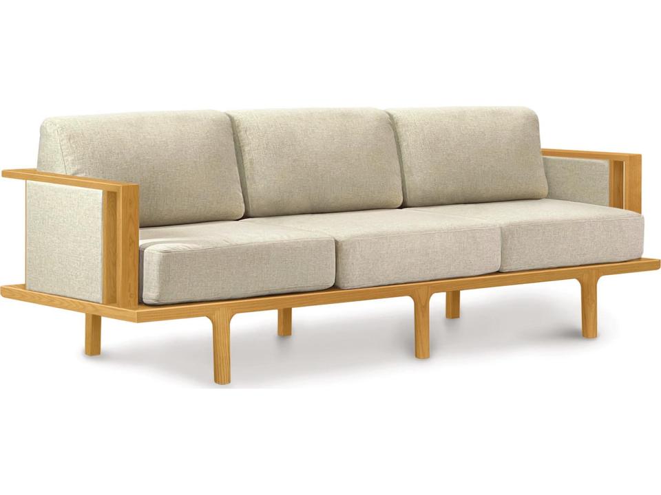 Sierra 3-Seat Sofa in Solid Hardwood with Upholstered Cushions