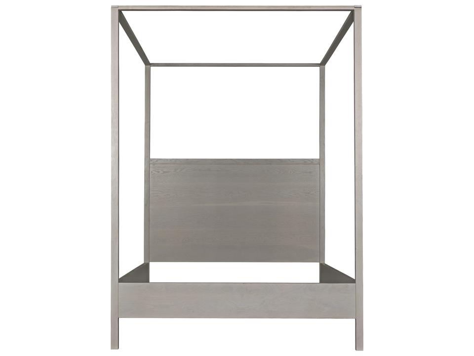 Furniture Londrina Queen 4-Poster Bed in Washed Oak Finish