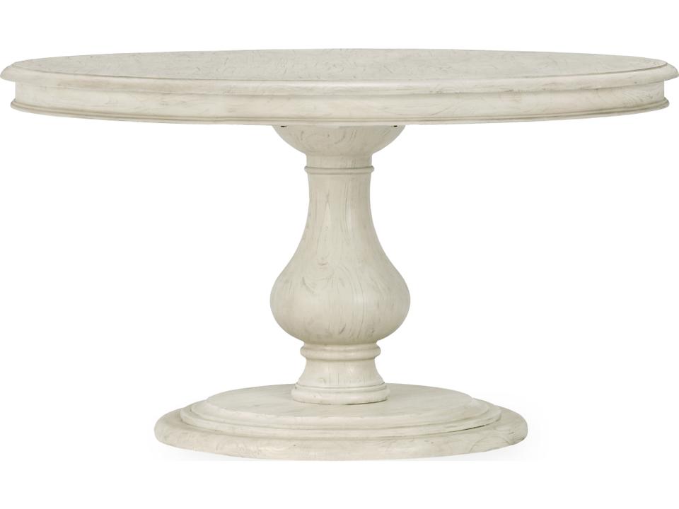 Adrienne 54-Inch Round Dining Table in Antique White
