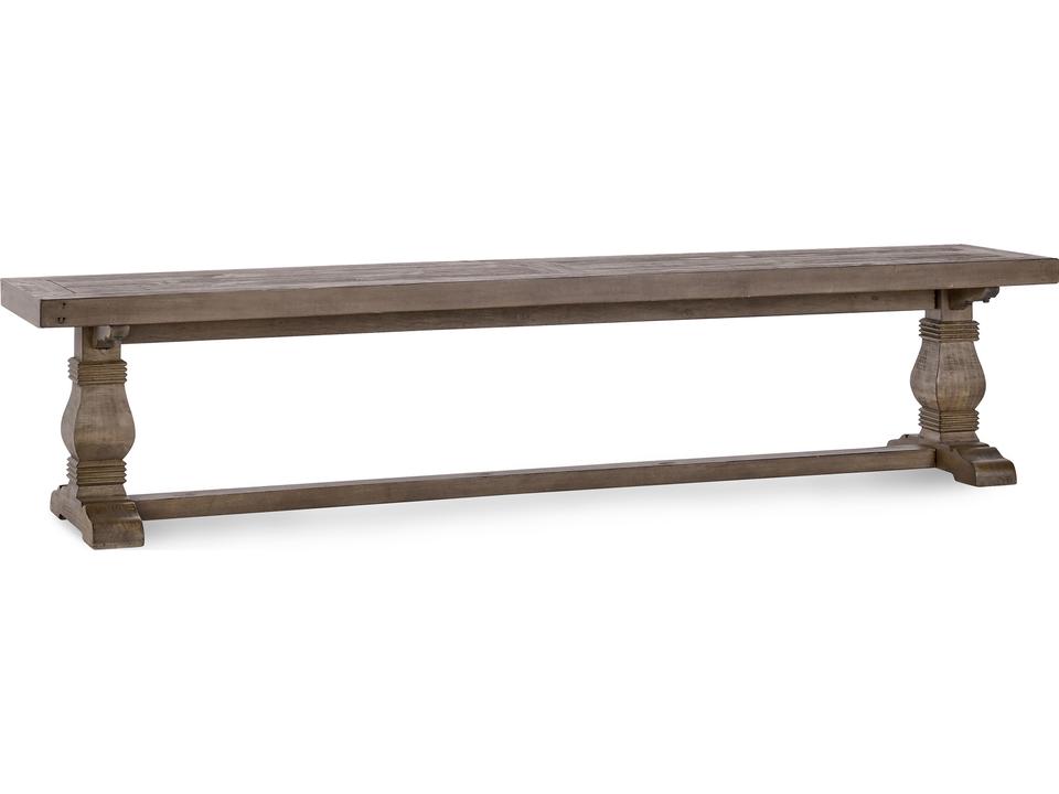 Caleb 83-Inch Reclaimed Pine Bench in Distressed Brown
