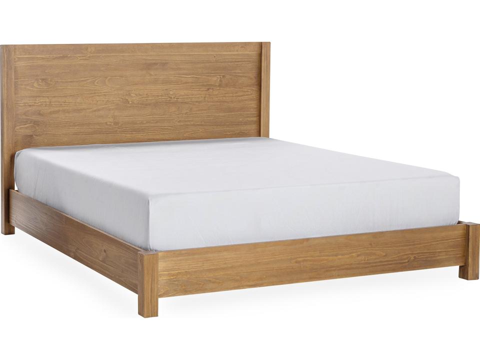 Fenmore Natural Pine Wood King Canopy Bed