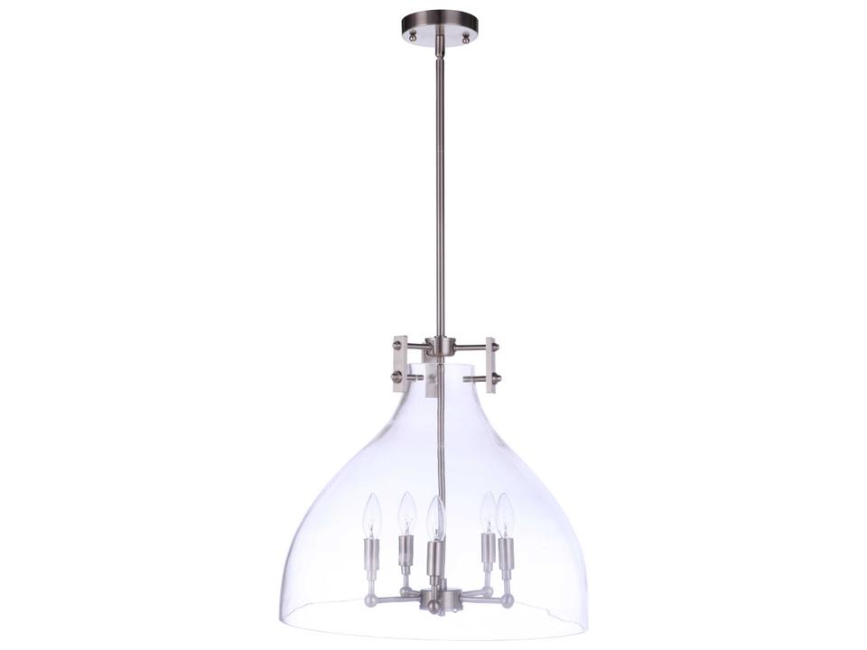 Chardonnay 5-Light Pendant Light in Brushed Polished Nickel