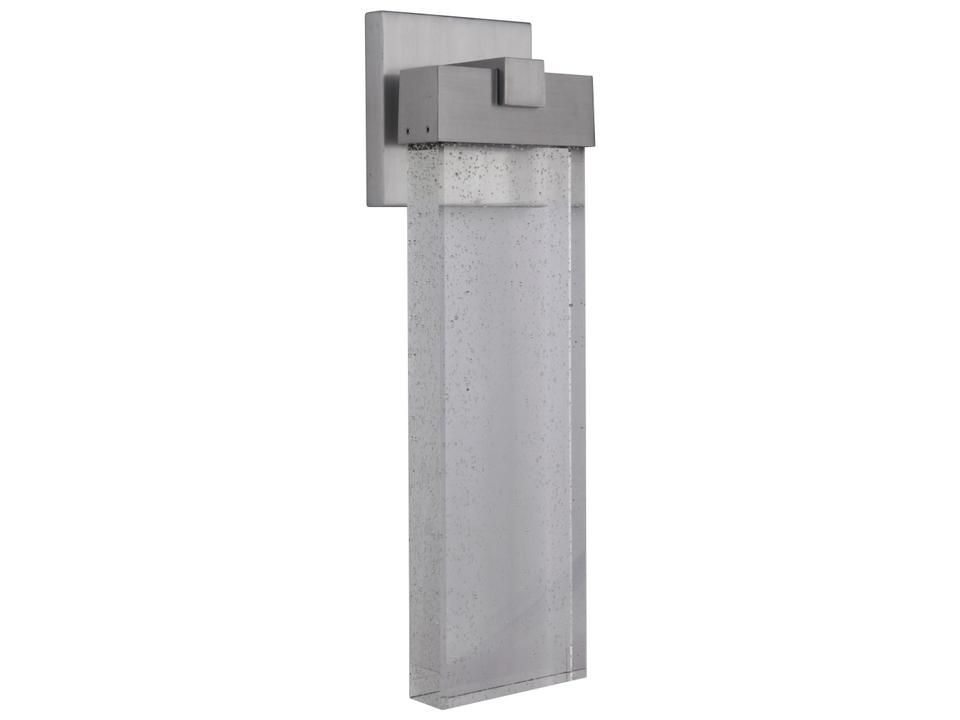 Aria Integrated LED Outdoor Wall Sconce in Satin Aluminum