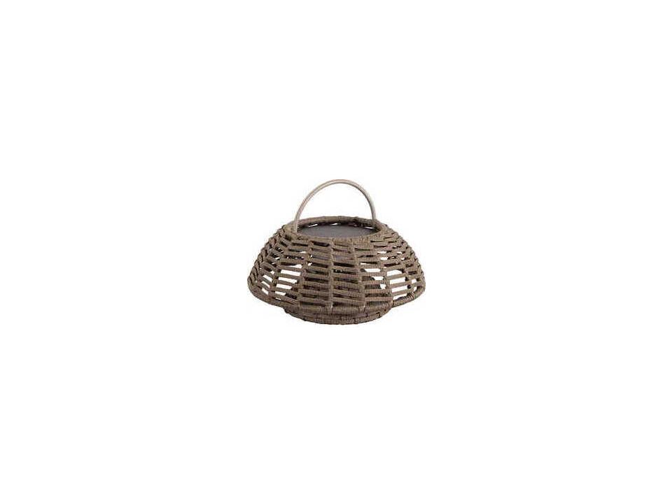 Cane-line Illusion Outdoor Hanging Lamp Taupe Soft Rope Solar LED