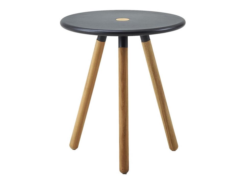 Area Teak/Lava Grey Aluminium Table/Stool