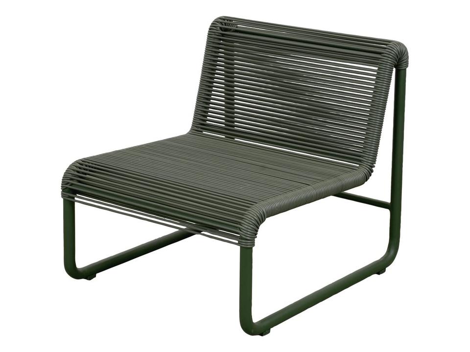 Al Dente Dark Green Aluminium Lounge Chair