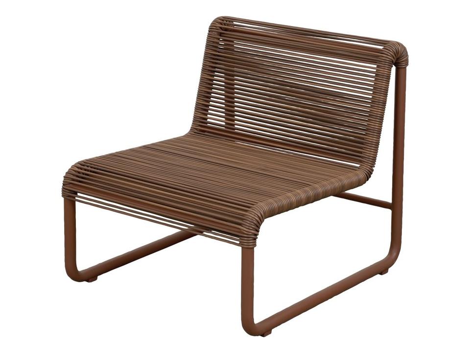 Al Dente Desert Red Aluminium Lounge Chair