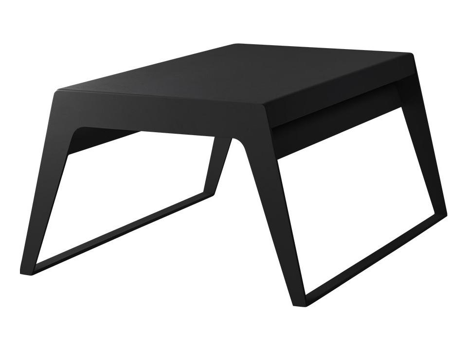 Chill-Out Lava Grey Aluminium Coffee Table Dual Height Single Sided