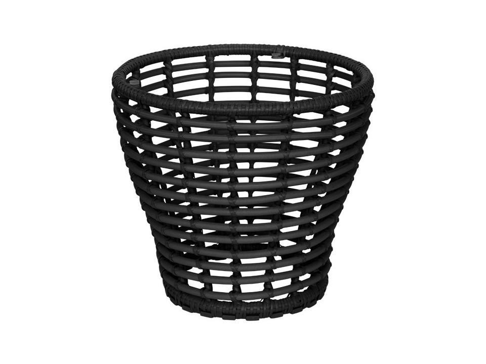 Basket Graphite Weave Coffee Table Base Small