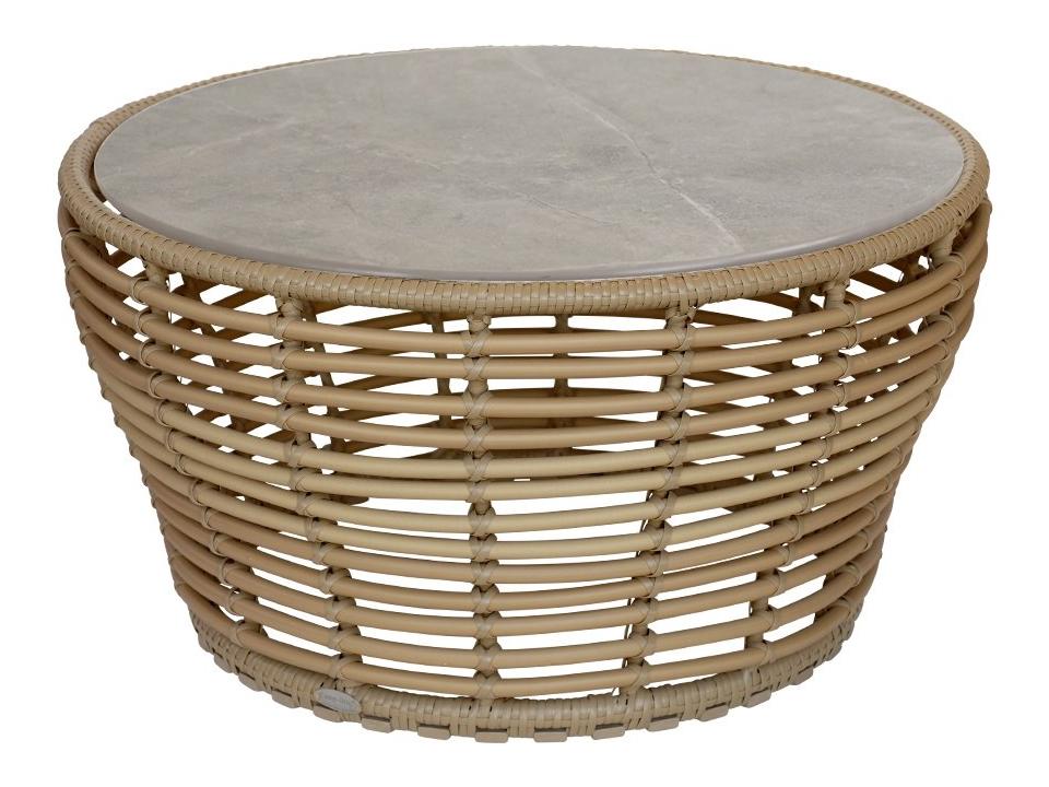 Basket Natural Weave Coffee Table Base Medium