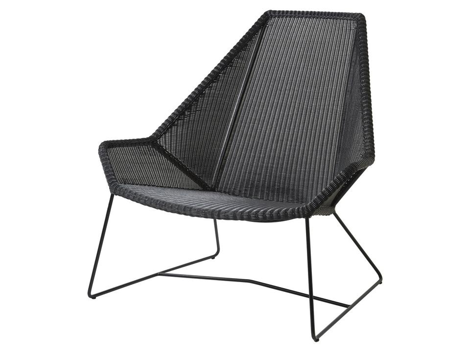 Breeze Black Weave Highback Chair