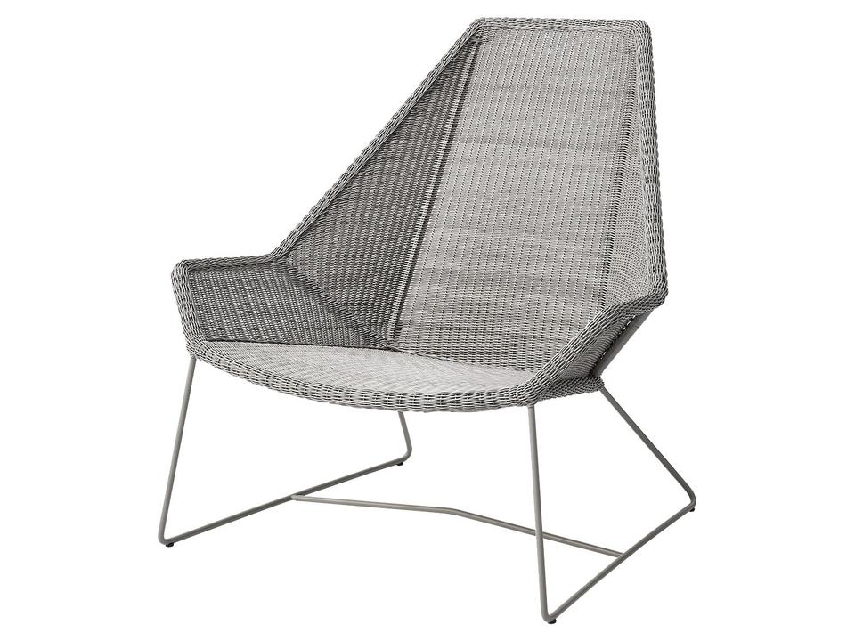 Breeze Taupe Weave Highback Chair