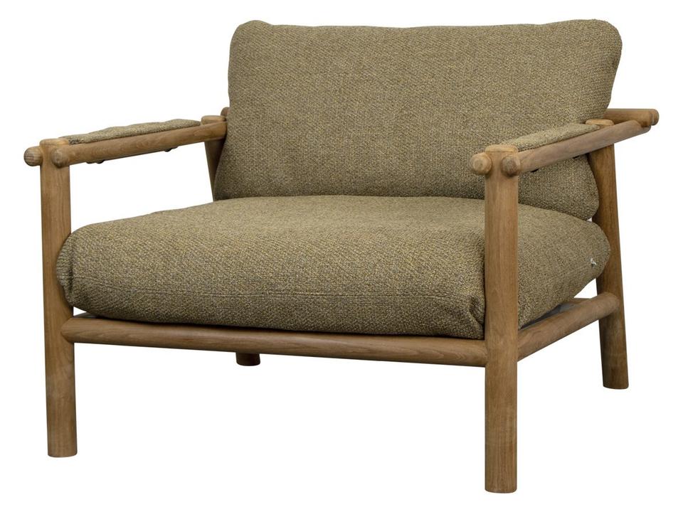 Cane-line Sticks Teak Lounge Chair with AirTouch Cushions