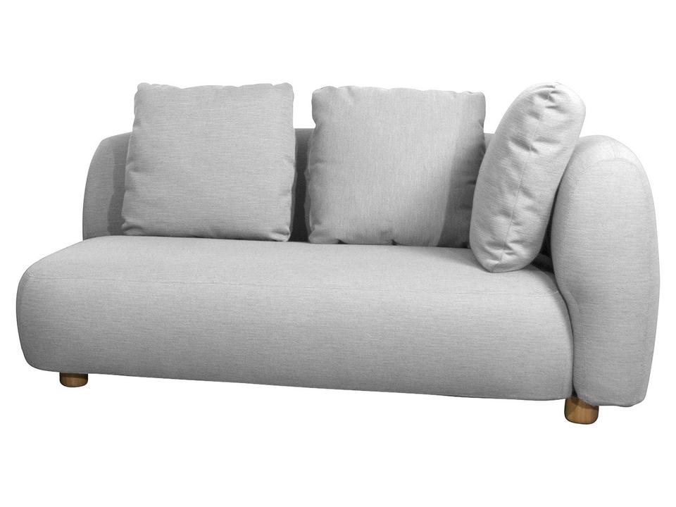 Capture Light Grey Airtouch 2-Seater Sofa Left Module