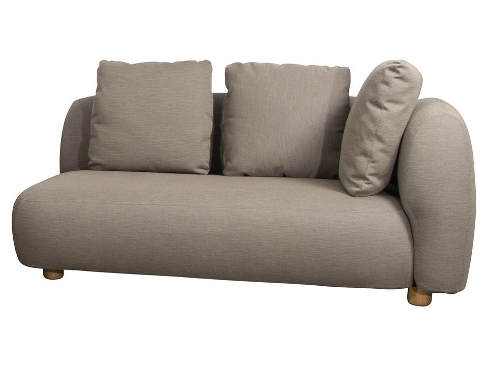 Capture Taupe Airtouch 2-Seater Sofa Left Module