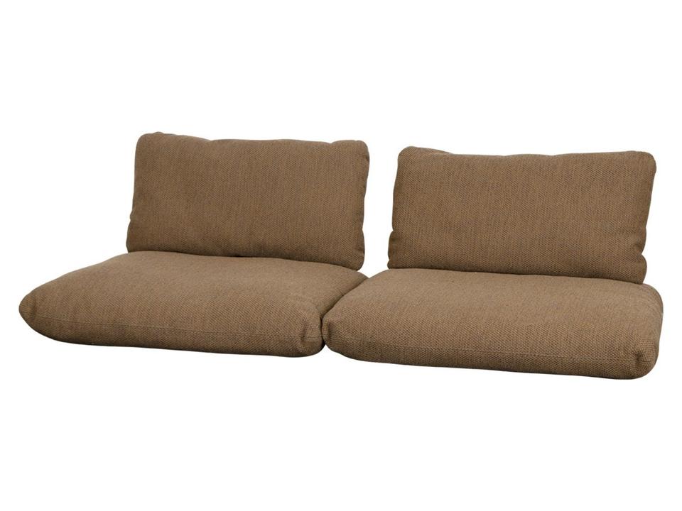 Sticks Umber Brown Rise 2-Seater Sofa Cushion Set