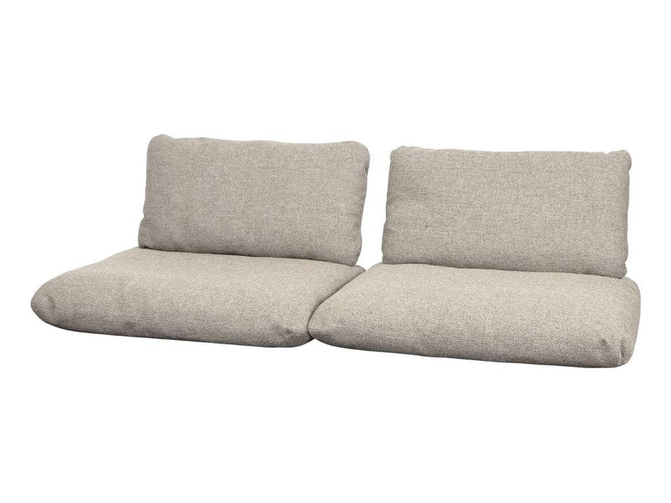 Sticks Light Brown Rise 2-Seater Sofa Cushion Set