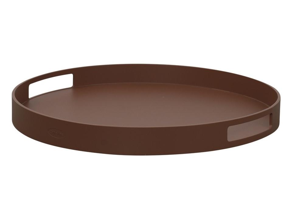 Club Desert Red Aluminium Tray Round