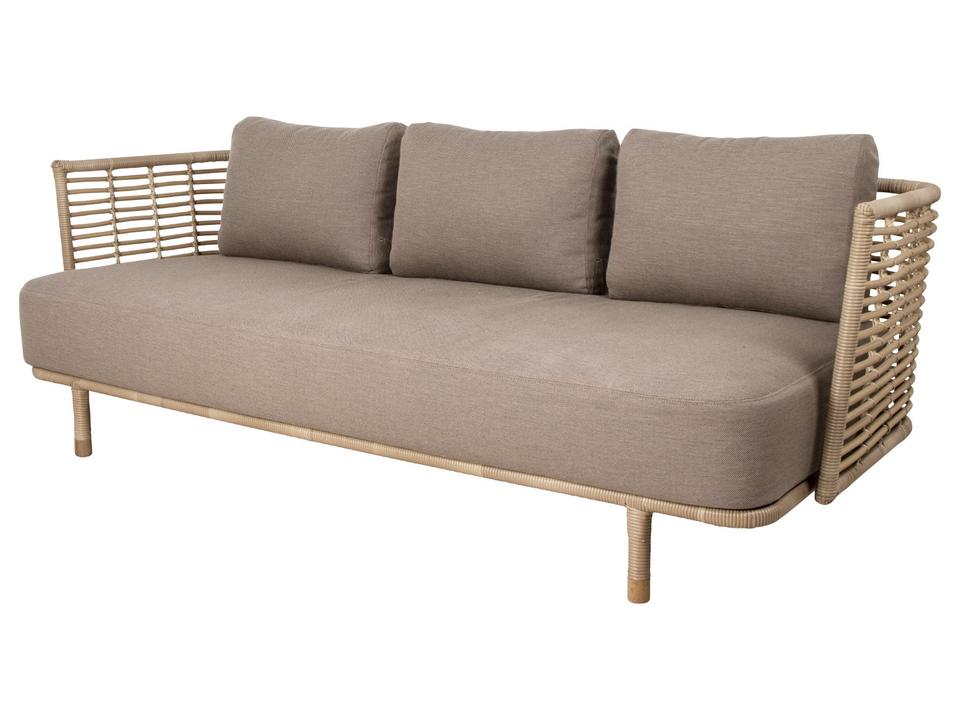 Sense Natural Weave 3-Seater Sofa