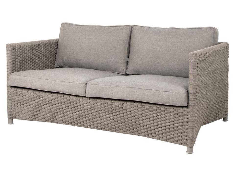 Diamond Taupe Soft Rope 2-Seater Sofa