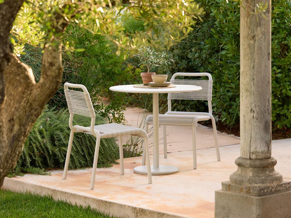 Al Dente Sand Aluminum Dining Set
