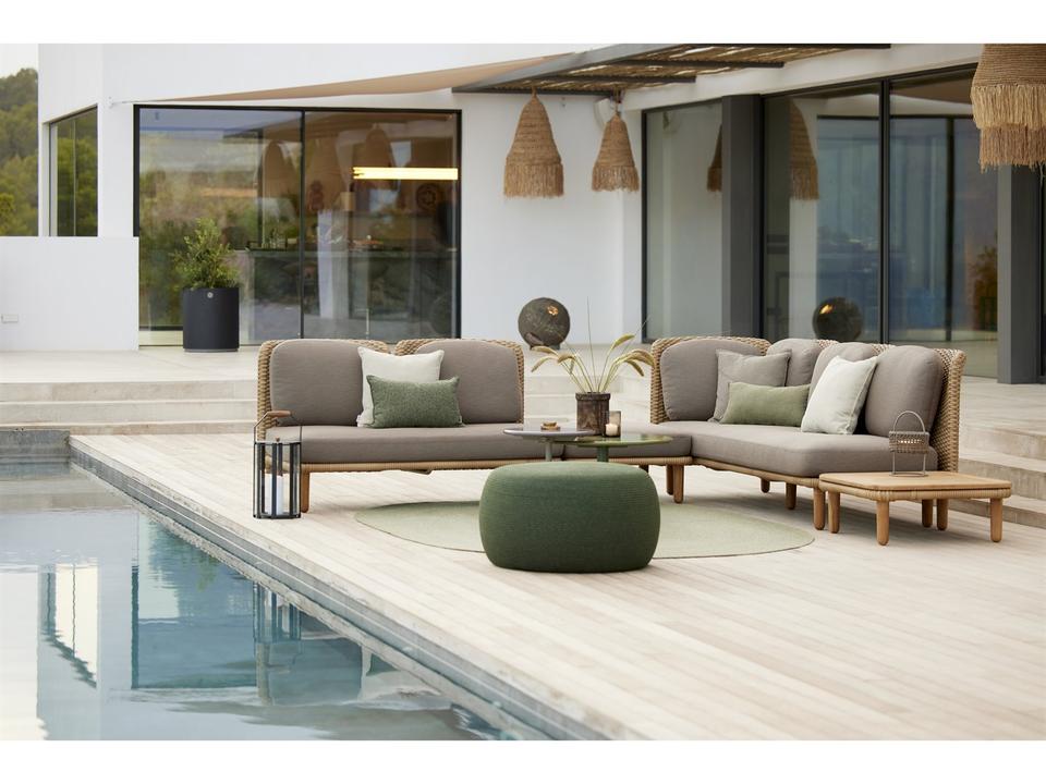 Arch Natural/Taupe Flat Weave Lounge Set
