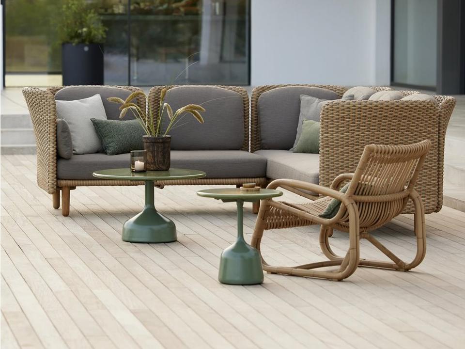Arch Natural/Taupe Flat Weave Lounge Set