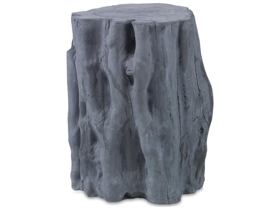Century Furniture Complements Large Outdoor Side Table in Grey Glass Reinforced Concrete