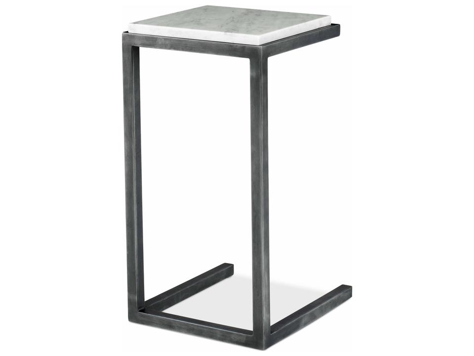 Complements Rectangular Side Table in Antique Pewter