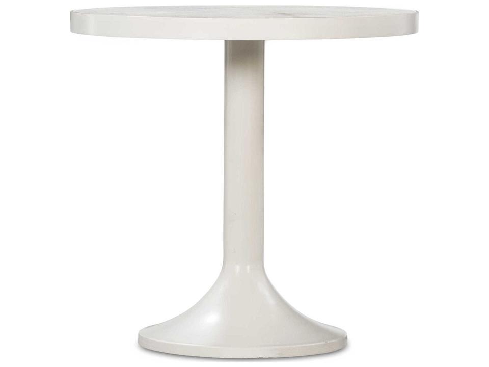 Century Furniture Talon Outdoor Accent Table in Aluminum