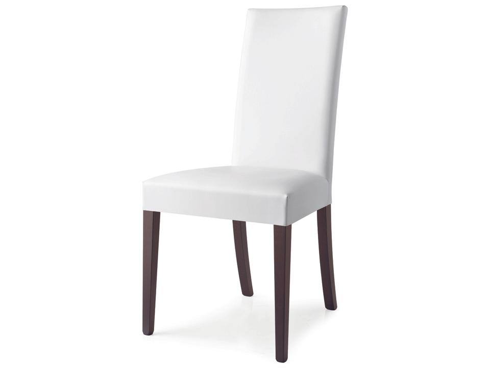 Copenhagen White Upholstered Side Dining Chair
