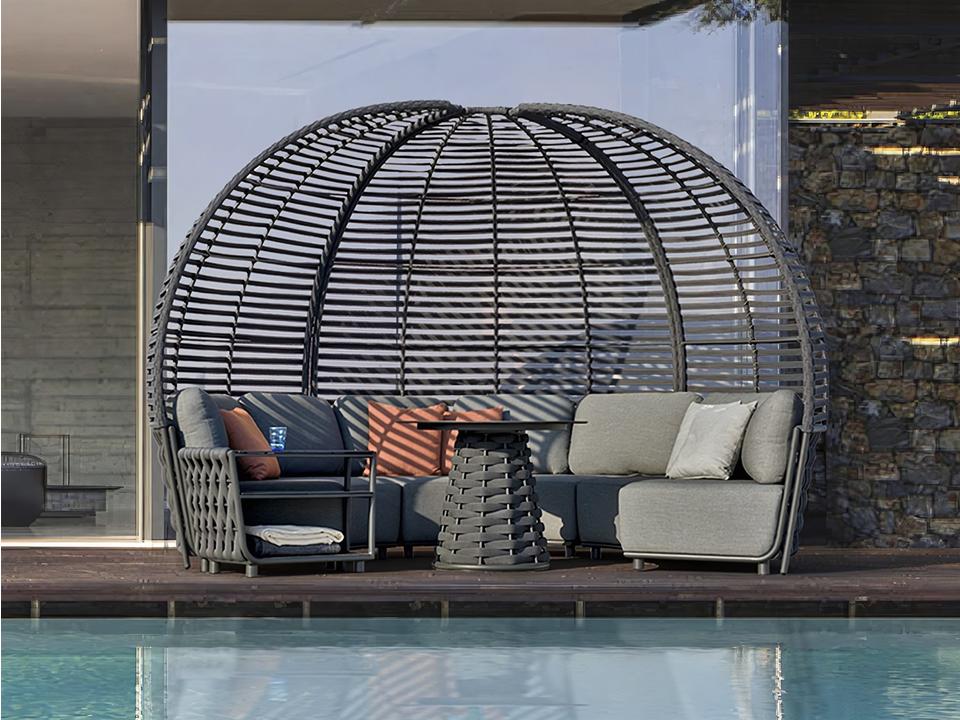 Hug Canopy Sectional Lounge Set