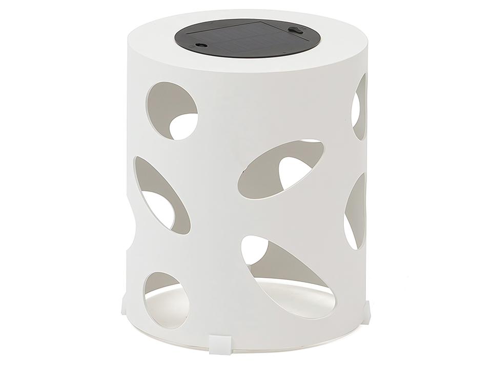 Illumi White Ovalia Small Solar Lamp