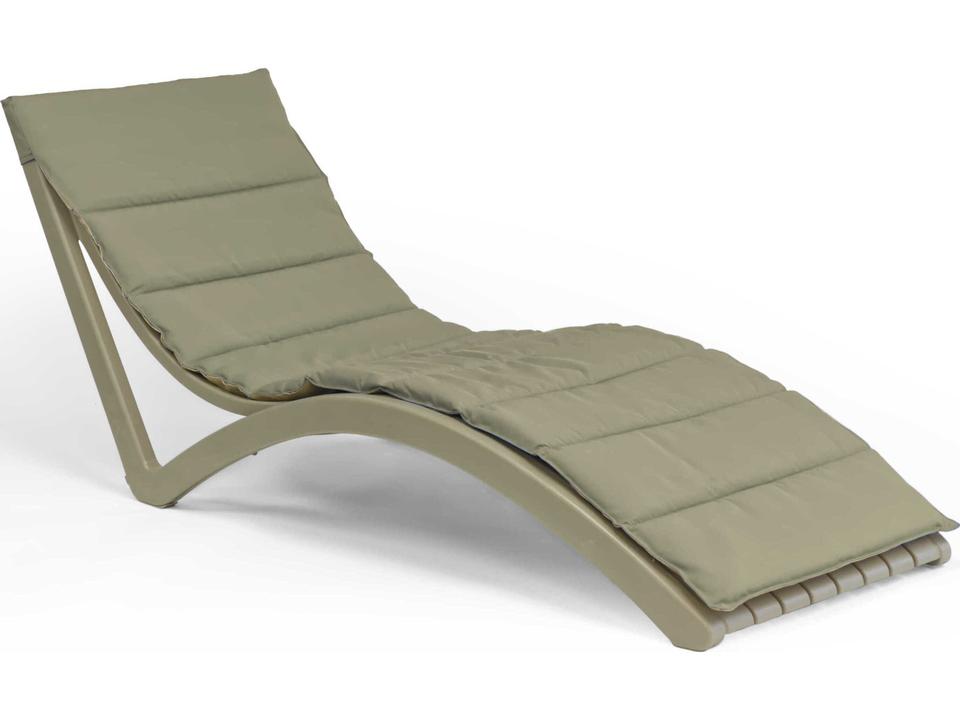 Mykonos Sunbrella Outdoor Ottoman Cushion in Taupe