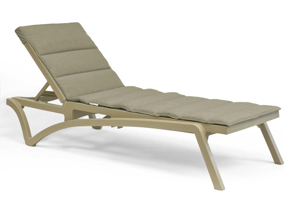 Mykonos Sunbrella Taupe Outdoor Ottoman Cushion