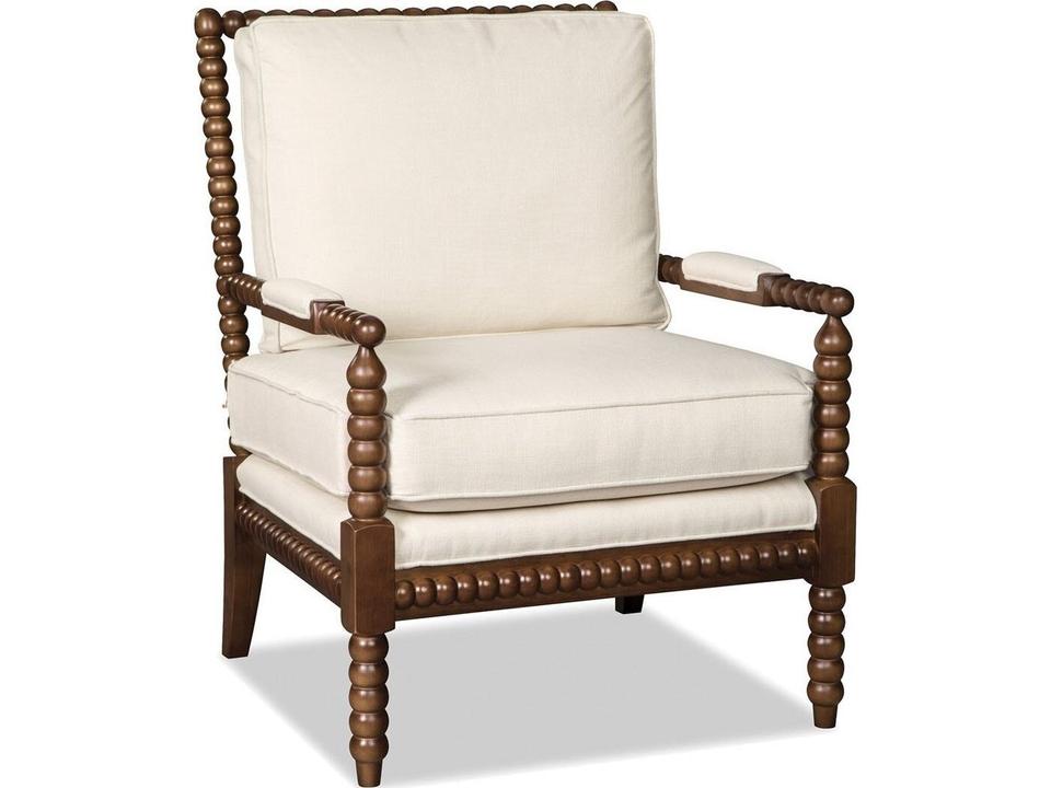 New Traditions Customizable Accent Chair with Loose Back Pillow