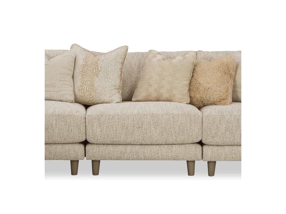 CM Modern Armless Chair and a Half Modular Seating