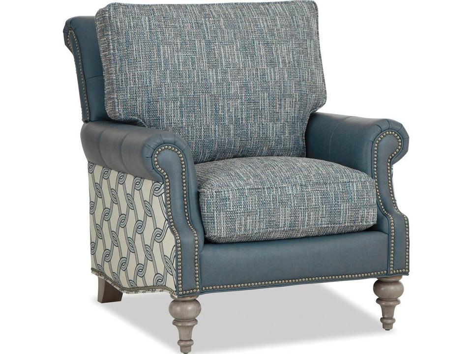 Custom Blends Arm Chair Traditional Rolled Arm Design