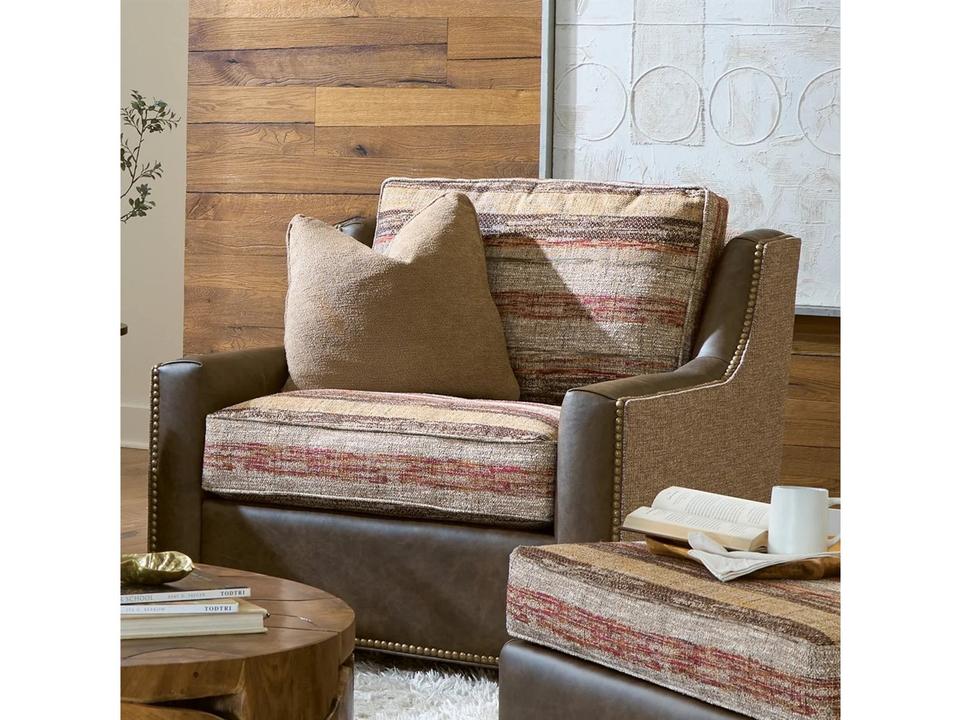 Custom Blends Upholstered Chair and a Half with Premium Comfort