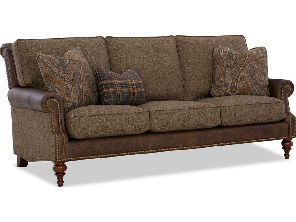 Custom Blends 3-Seat Sofa with Customizable Upholstery and Classic Details