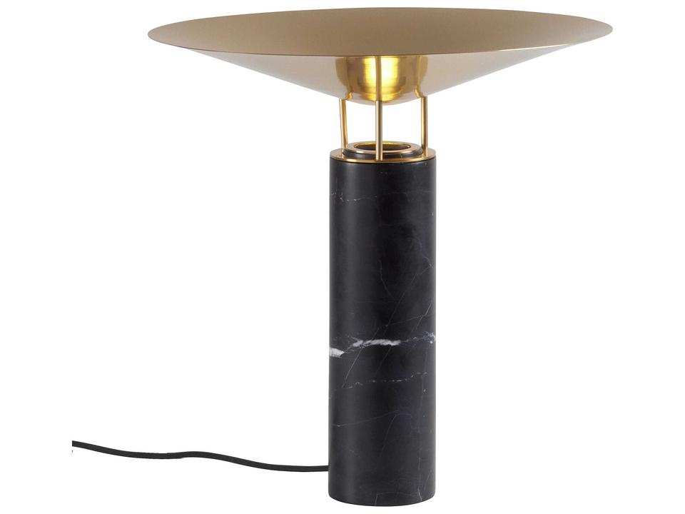 Rebound LED Table Lamp in Black Marble with Dimmable Light