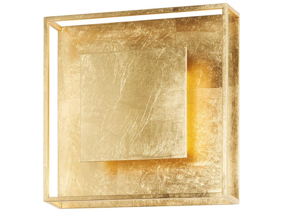 Yoko Integrated LED Wall Sconce in Gold Leaf Finish