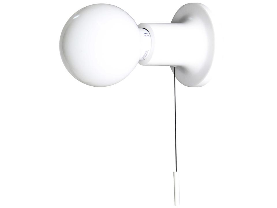 Punt 1-Light Wall Sconce in White Aluminum by Jordi Veciana and Skye Maunsell