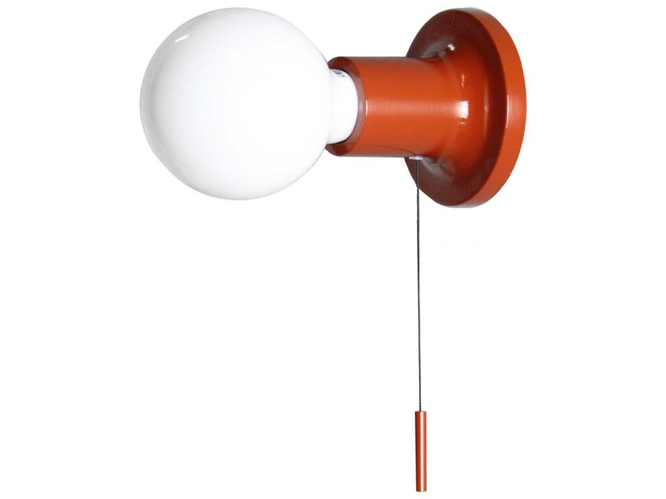 Punt 3 Tall 1-Light Die-Cast Aluminum Wall Sconce in Terracota Red